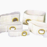 Assorted ostomy belts with circular openings for medical supply home delivery