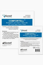 Gentell Comfortell bordered absorbent foam dressings for wound care