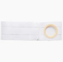Special 5" Beige, Regular Elastic, Nu-form Belt, Prolapse Flap, Large, Custom: 3-3/8" Cloth Bias
