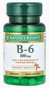 Nature's Bounty B-6 100mg, 100 Ct