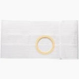8" Right, White, Cool Comfort, Flat Panel Belt, Extra Large, 3-1/4" Opening Placed 1" From Bottom