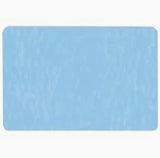 Rectangular blue disposable underpad for medical and home care use