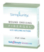 Simpurity Fibergel wound dressing pads 2x2 inch, box of 10 for wound care