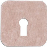 3x3 inch single-use adhesive tape patch with keyhole cutout for medical device securement