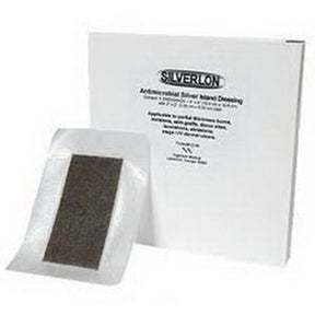 Silver antimicrobial wound dressing in sterile packaging for medical wound care