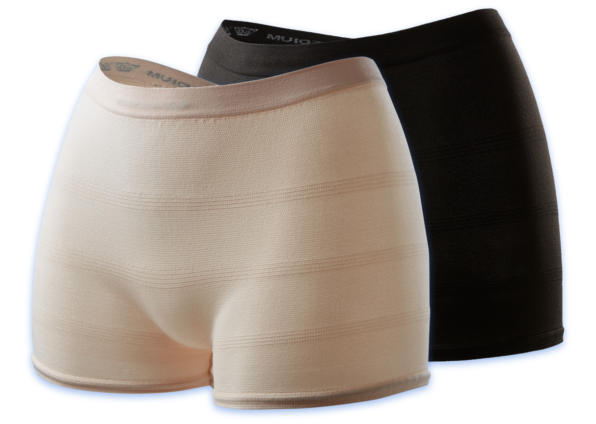 Seni Supporting Pants 4X-LARGE nude/black