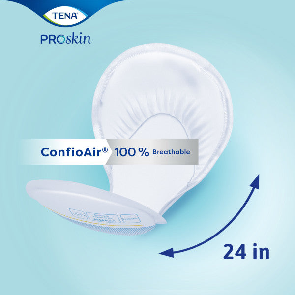 TENA ProSkin Day Regular Absorbent Pads Moderate Absorbency, Unisex, 24"