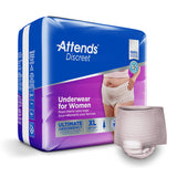 Attends Discreet Women's Underwear, X-Large