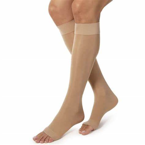 Ultrasheer Knee-high Extra Firm Compression Stockings X-large Full Calf, Natural