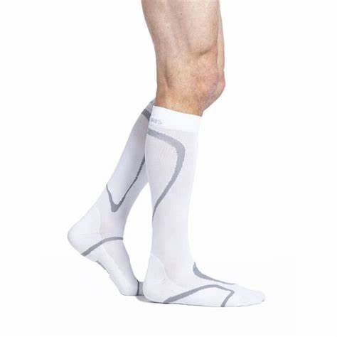 412c Motion High Tech Calf, 20-30mmhg, Unisex, Size Ss, White