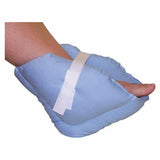 Cushioned heel protector pad on foot for pressure relief and comfort