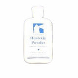 Plastic bottle of Healskin Powder for skin care and medical supplies