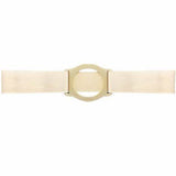 Special 6" Right, Beige, Regular Elastic, Flat Panel Belt, Prolapse Flap, Large, Custom: 3-1/8" Center Placement Opening, 36" Overall Length