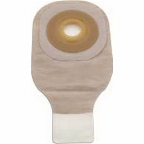 Ostomy pouch with adhesive barrier for medical supply home delivery