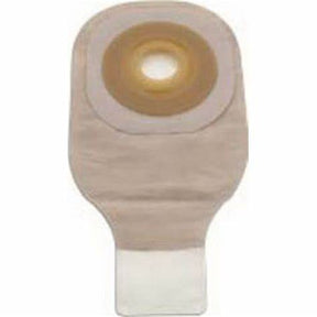 Ostomy pouch with adhesive barrier for medical supply home delivery