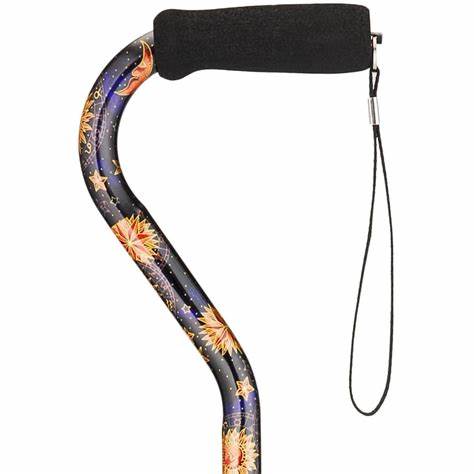 Offset Handle Cane, Celestial