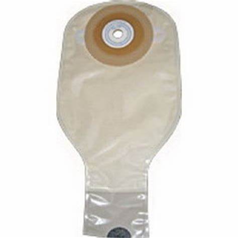 Special Per Pattern Nu-flex Oval Drainable Pouch, Precut (1-1/8" X 2"), Roll-up, Deep Convexity, Custom: 7545r-dc-sp