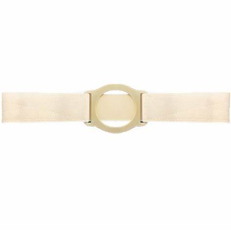 Special 7" Left, Beige, Cool Comfort, Flat Panel Belt, 2x-large, Custom: 54" Overall Length, 2-5/8" Center Placement