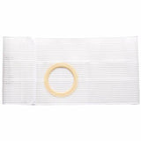 Special 7" Left, Beige, Regular Elastic, Flat Panel Belt, Small, Custom: 29" Overall Length, 2-5/8" Opening Placed 2-1/2" From Bottom