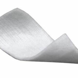 Sterile white medical gauze pad for wound care and dressing