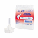 Silicone male external catheter with self-adhesive, extra large medical supply for incontinence.