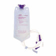 Enteral feeding bag with measurement markings and tubing for medical nutrition support