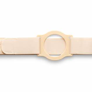 Special 8" Left, Beige, Cool Comfort, Nu-form Belt, 2x-large, Custom: 2-3/4" Opening Placed 2" From Bottom