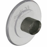 Transparent stoma shield with metal tube for medical protection and ostomy care