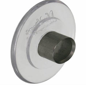 Transparent stoma shield with metal tube for medical protection and ostomy care