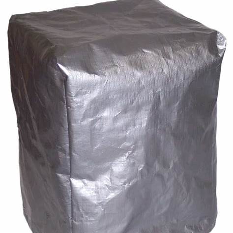Large silver protective cover for medical equipment or home appliance