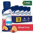 Ensure Clear nutrition drink mixed fruit 12-pack, 8g protein, 0g fat, SNAP eligible.