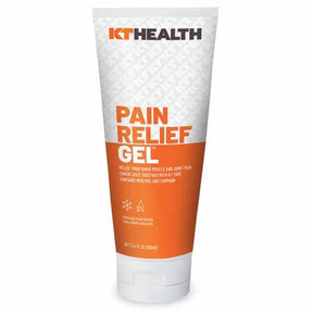 KT Health pain relief gel tube for muscle and joint pain relief, 3.4 oz size.