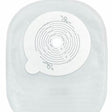 Ostomy bag with cut-to-fit barrier and measurement guide for home medical supply use