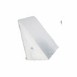 White foam wedge pillow for medical support and comfort