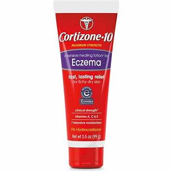Tube of Cortizone-10 Eczema intensive healing lotion for itchy, dry skin relief