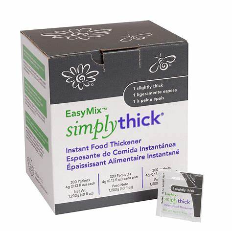 Simplythick Easy Mix Gel Thickener 4g Individual Packets (300 Count) Slightly (iddsi Level 1)