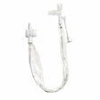 Closed suction catheter system for respiratory care, clear tubing and white connectors