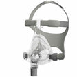 Full face CPAP mask with adjustable straps for sleep apnea therapy
