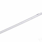 Sterile medical catheter tube on white background, essential home health supply