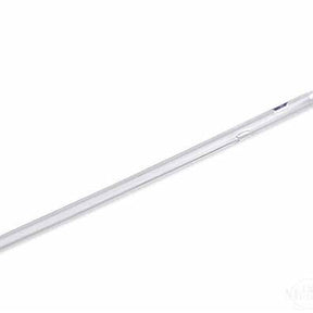 Sterile medical catheter tube on white background, essential home health supply