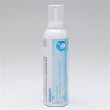 Ecolab aerosol foam hand sanitizer spray bottle on white background, medical hygiene supply