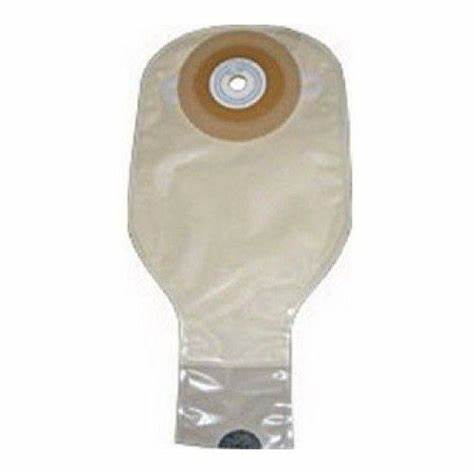 Ostomy bag with adhesive barrier for medical supply home delivery