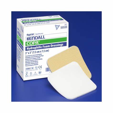 Cardinal Health Kendall Foam Dressing, 8" X 8"