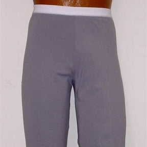 Gray unisex adult incontinence pants with elastic waistband, comfortable medical underwear