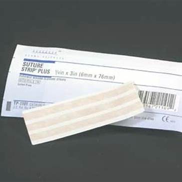 Suture Strip Plus Flexible Wound Closure Strip, 1/8" X 3"