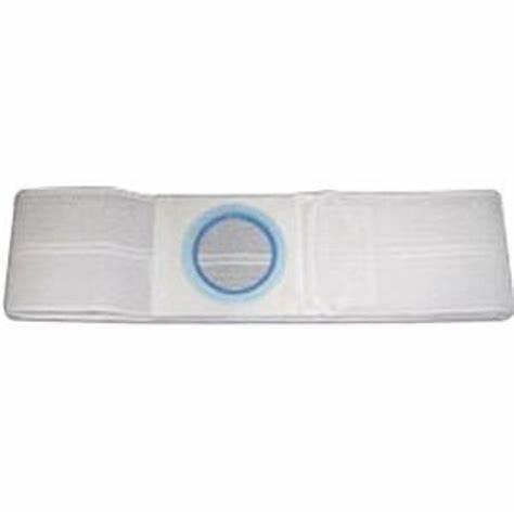 6" Right, White, Cool Comfort, Flat Panel Belt, Prolapse Flap, Medium, 2-5/8" Opening Placed 1" From Bottom