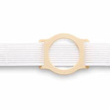 6" White, Regular Elastic, Nu-form Belt, Prolapse Flap, Extra Large, 2-3/4" Center Opening