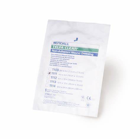 Telfa Precut Clear Wound Contact Layer Dressing 4" X 5"