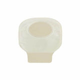 Transparent ostomy bag for medical use, with adhesive barrier and drainable pouch