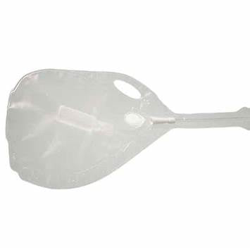 Transparent medical drainage bag with tube for home healthcare supplies